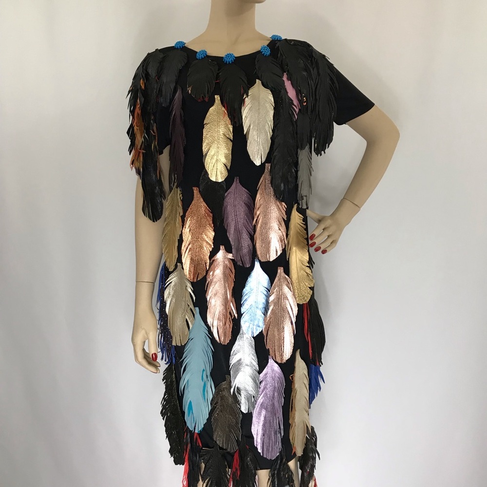 Feather dress